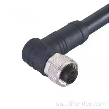 Cable circular recto Sensor Conector de alambre eléctrico